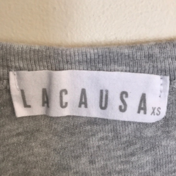 LACAUSA Gray Sleeveless Top - Picture 3 of 4